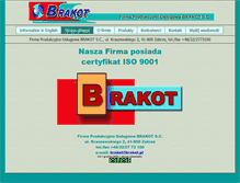 Tablet Screenshot of brakot.ceti.pl